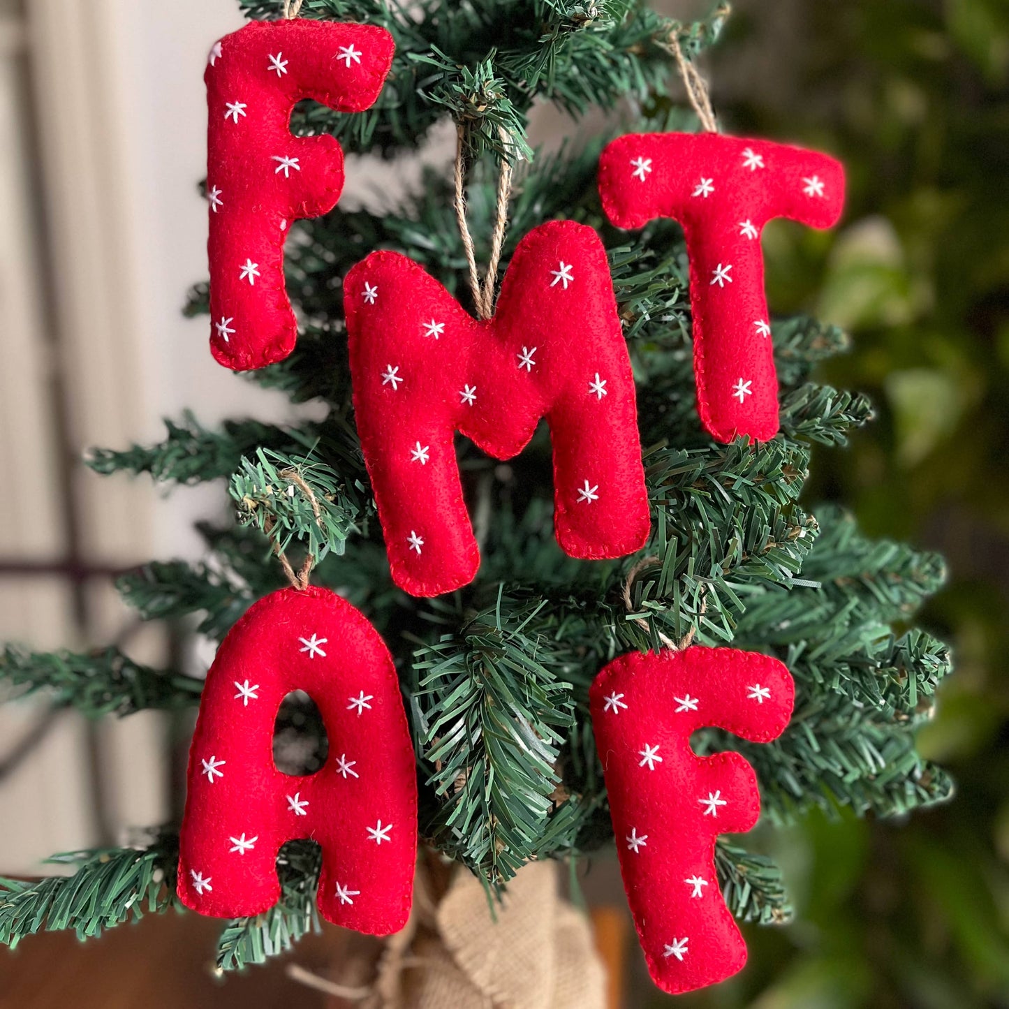 Iniziali Decorative Natalizie