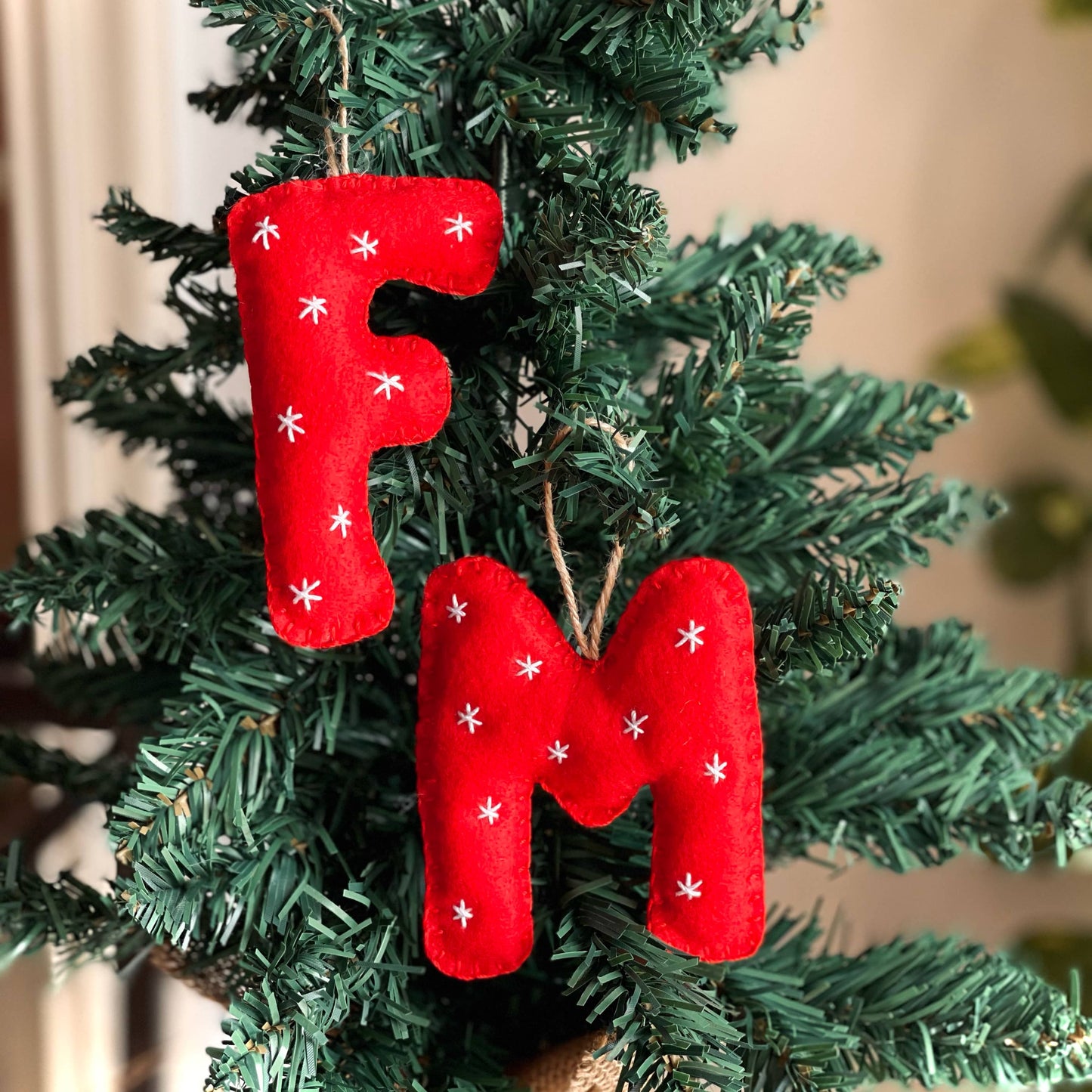 Iniziali Decorative Natalizie