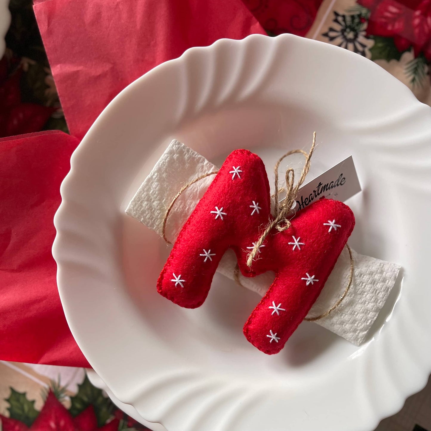 Iniziali Decorative Natalizie