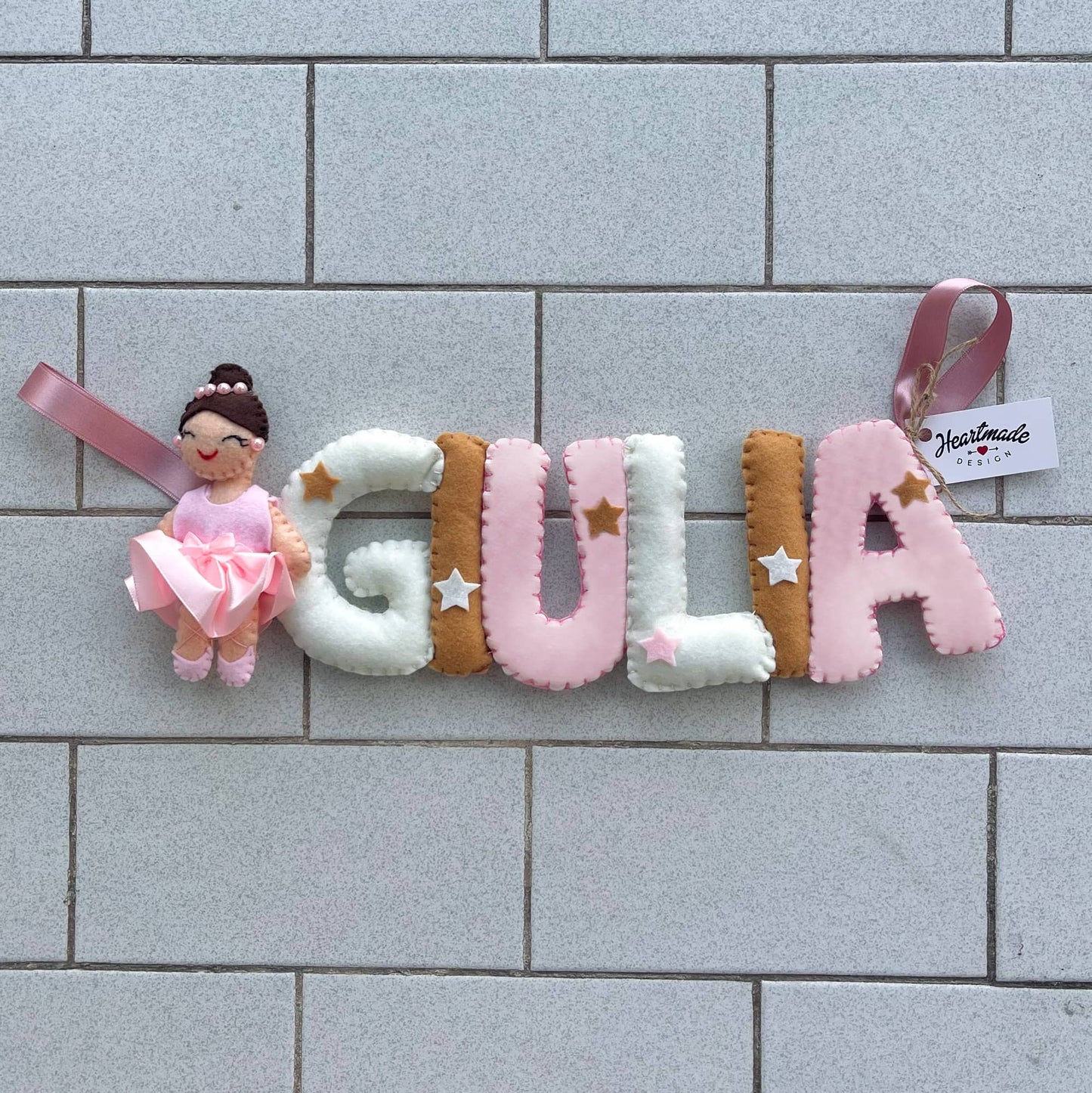 Nome in Stoffa Personalizzato