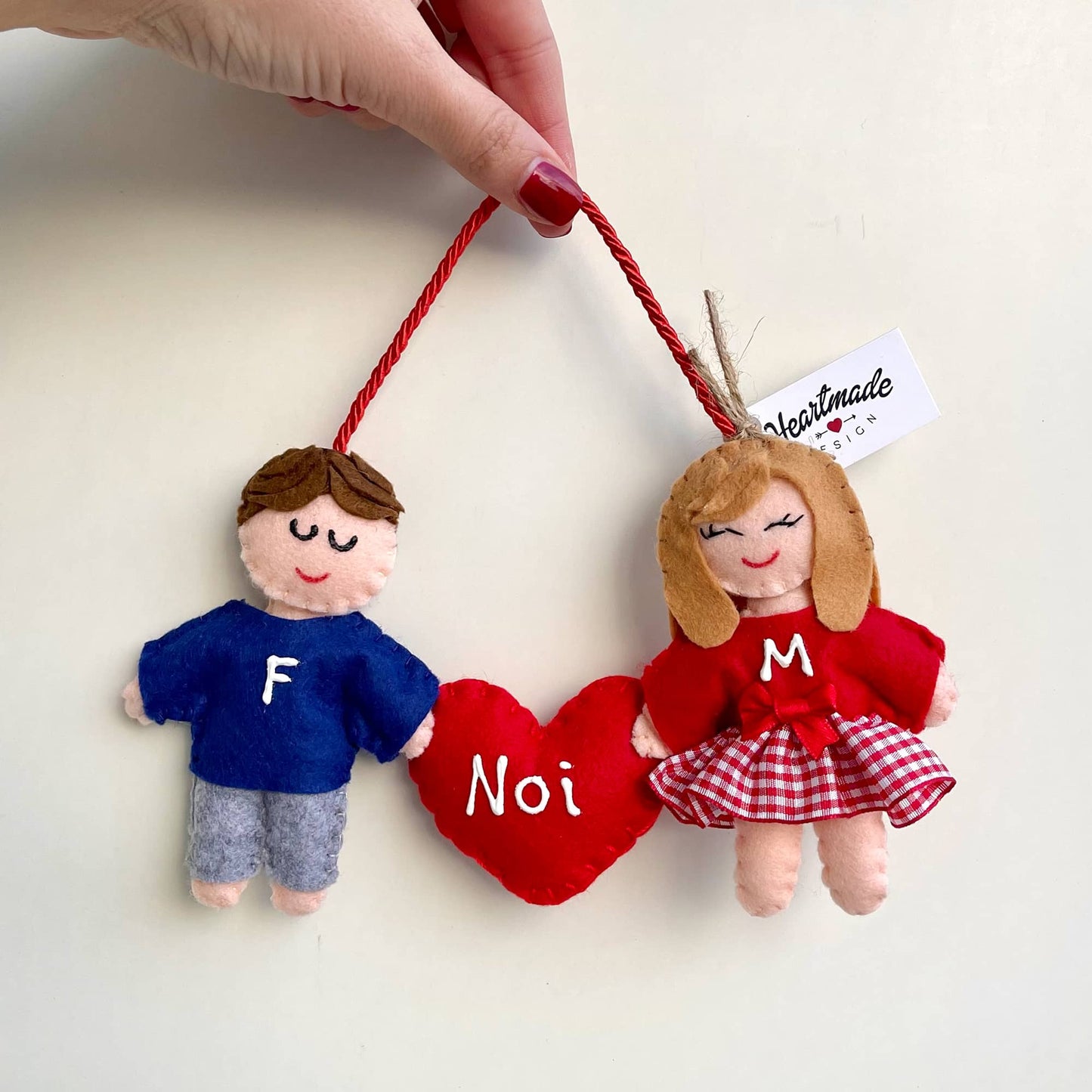Coppietta personalizzata con Cuore