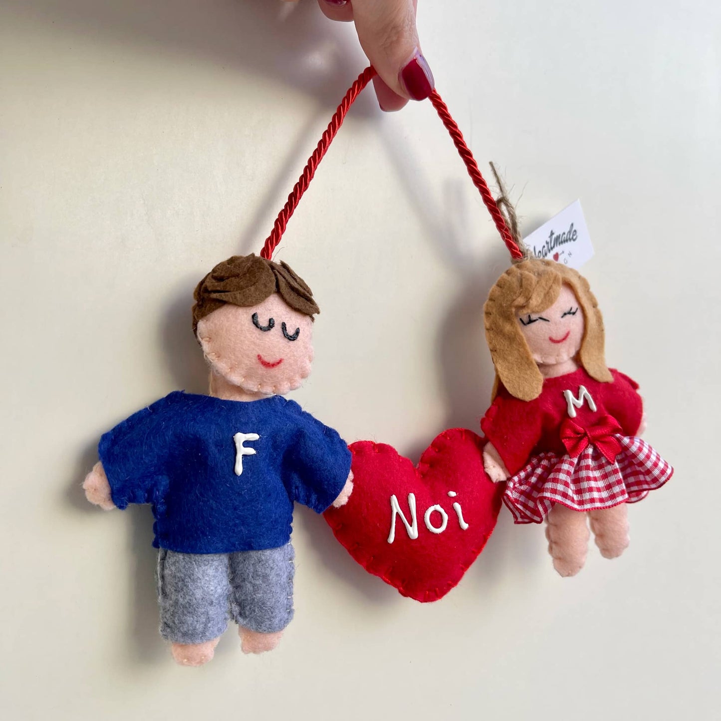 Coppietta personalizzata con Cuore
