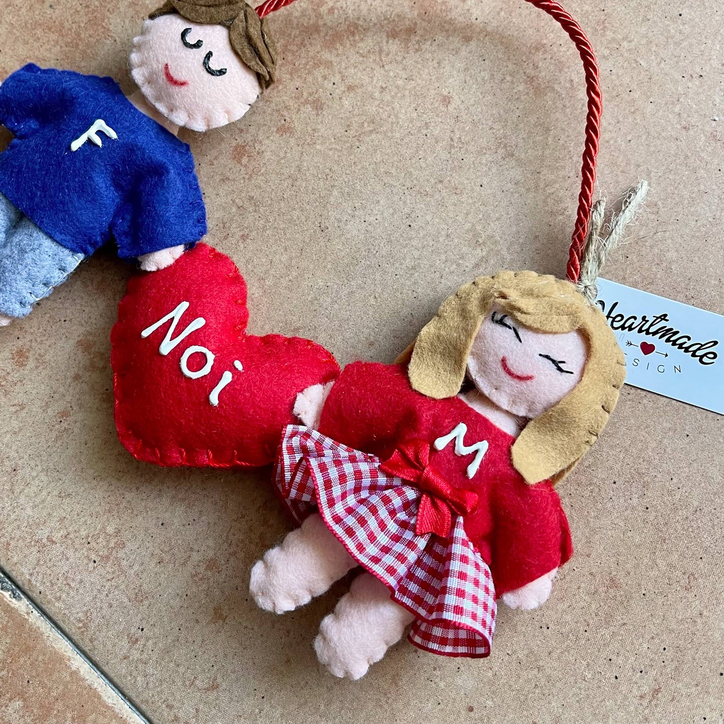 Coppietta personalizzata con Cuore