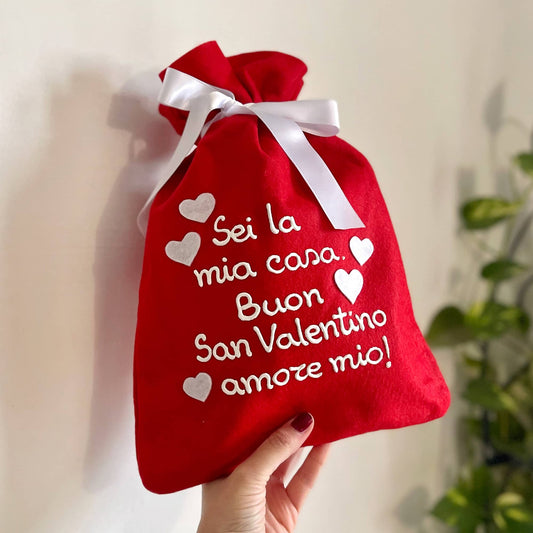 Sacchetto Regalo Personalizzato con Nastro