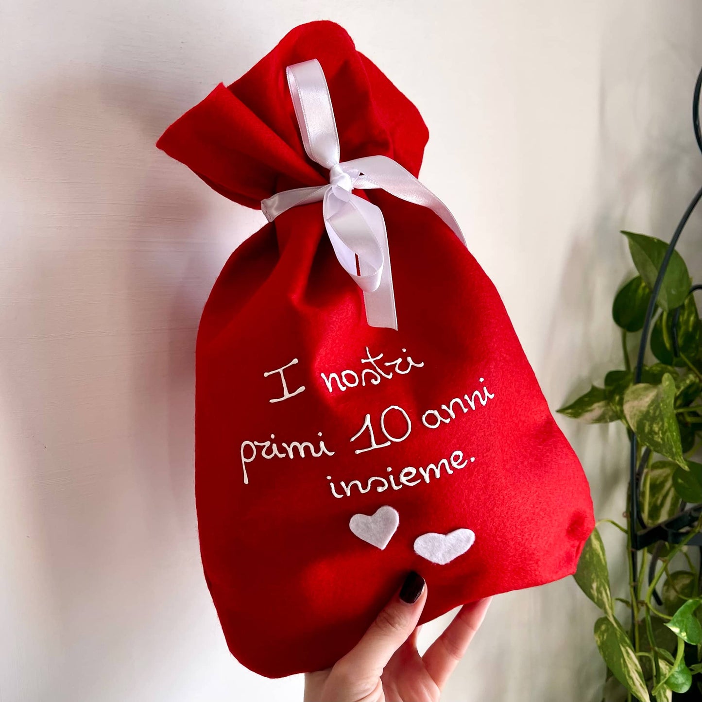 Sacchetto Regalo Personalizzato con Nastro